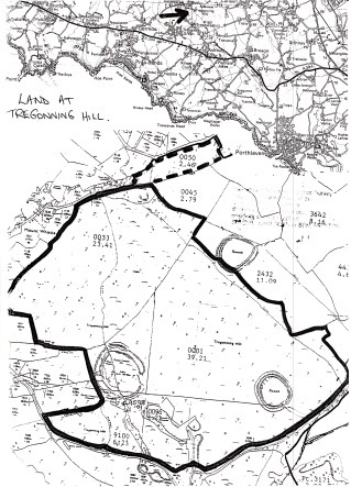 Tregonning Hill Map